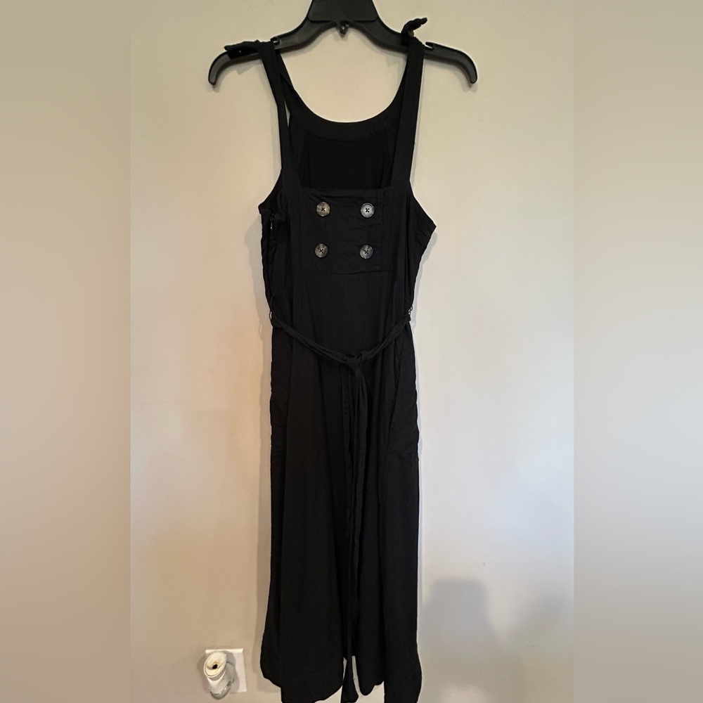 Anthropologie Elegant Black Maxi Dress
